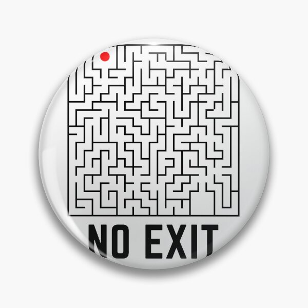 Item preview, No Exit Labyrinth Escape designed and sold by BestChooseArt.