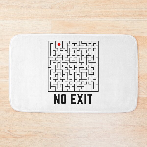 Item preview, No Exit Labyrinth Escape designed and sold by BestChooseArt.