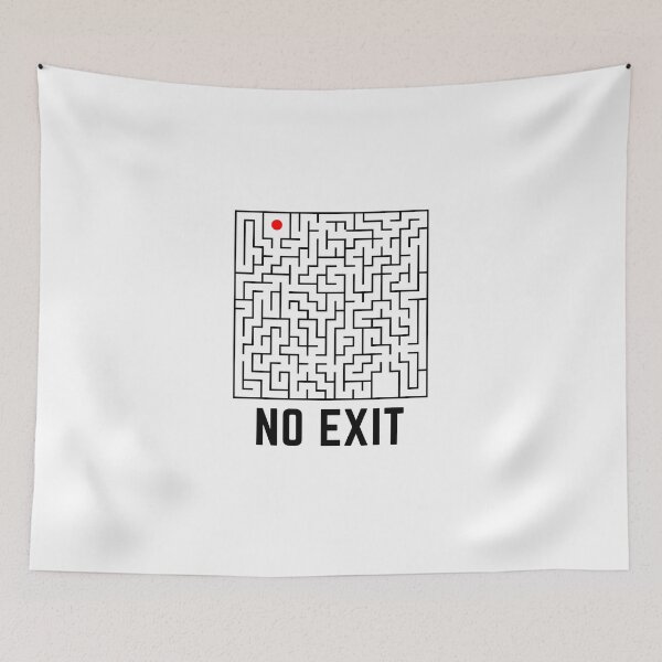 Item preview, No Exit Labyrinth Escape designed and sold by BestChooseArt.