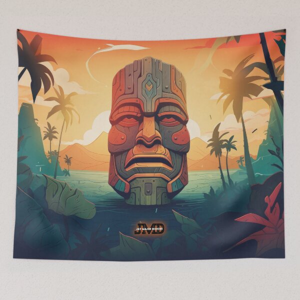 Item preview, Polynesian Tiki Masks 20 of 28 designed and sold by Jenson Major.