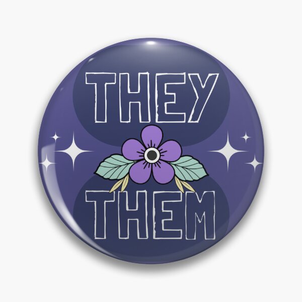 Item preview, PRONOUN THEY/THEM designed and sold by LilahRPG.