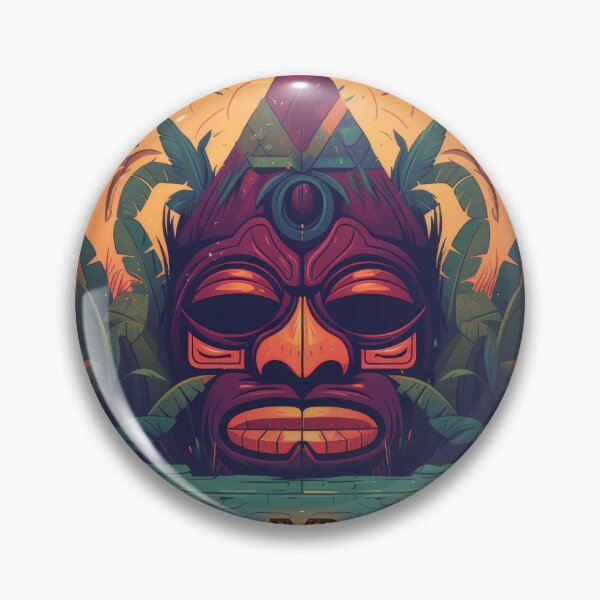 Item preview, Polynesian Tiki Masks 21 of 28 designed and sold by Jenson Major.