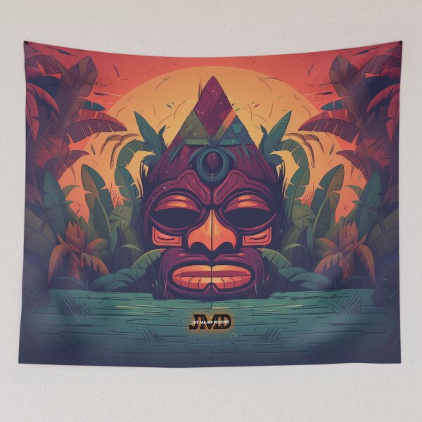Item preview, Polynesian Tiki Masks 21 of 28 designed and sold by Jenson Major.