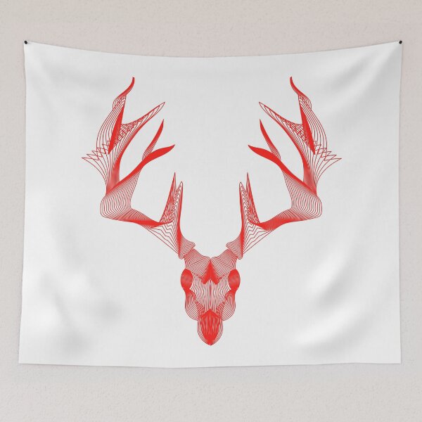 Item preview, Stag Skull designed and sold by MoonBear Designs.