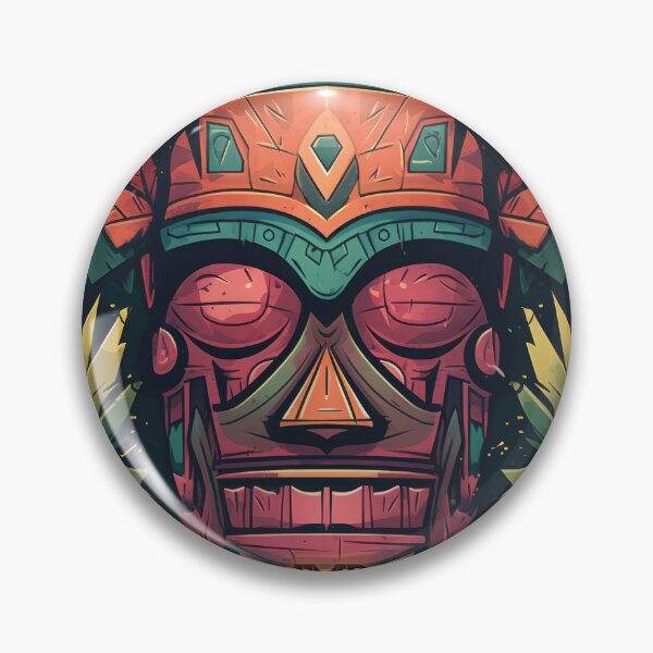 Item preview, Polynesian Tiki Masks 22 of 28 designed and sold by Jenson Major.