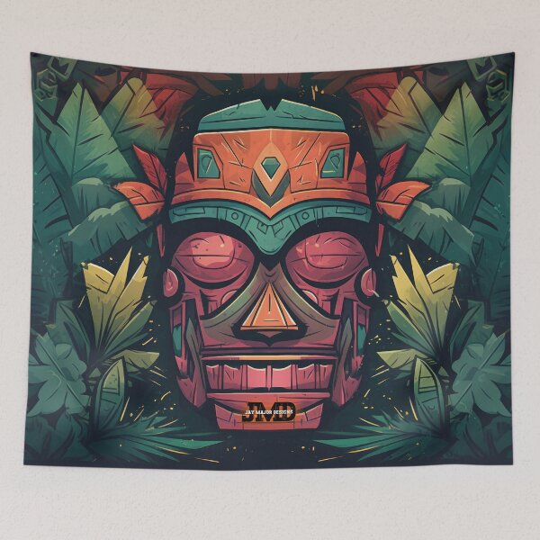Item preview, Polynesian Tiki Masks 22 of 28 designed and sold by Jenson Major.
