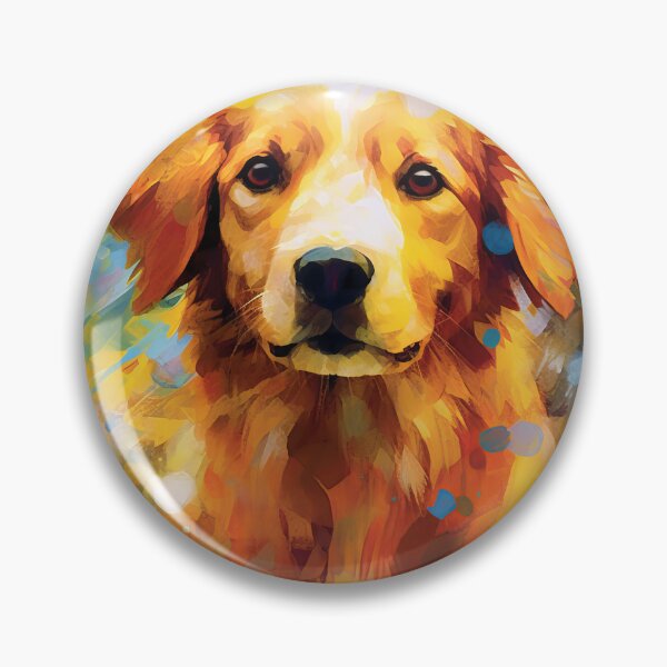 Item preview, Abstract Golden Retriever Whimsy designed and sold by Paintings By Simon .