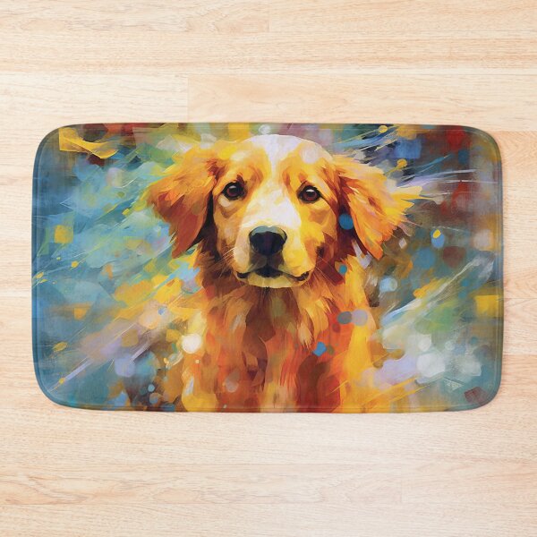 Item preview, Abstract Golden Retriever Whimsy designed and sold by Paintings By Simon .