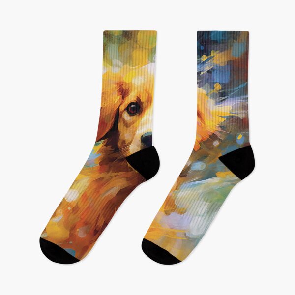 Item preview, Abstract Golden Retriever Whimsy designed and sold by Paintings By Simon .