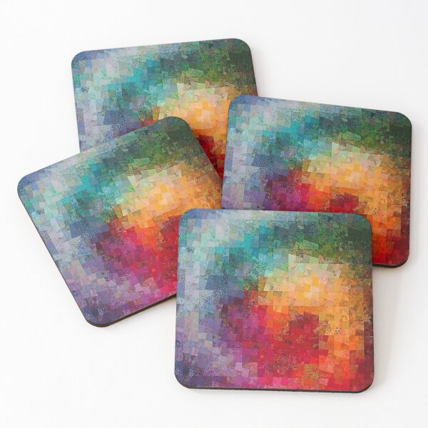 Item preview, Colorful Block Geode designed and sold by Besttrendz.