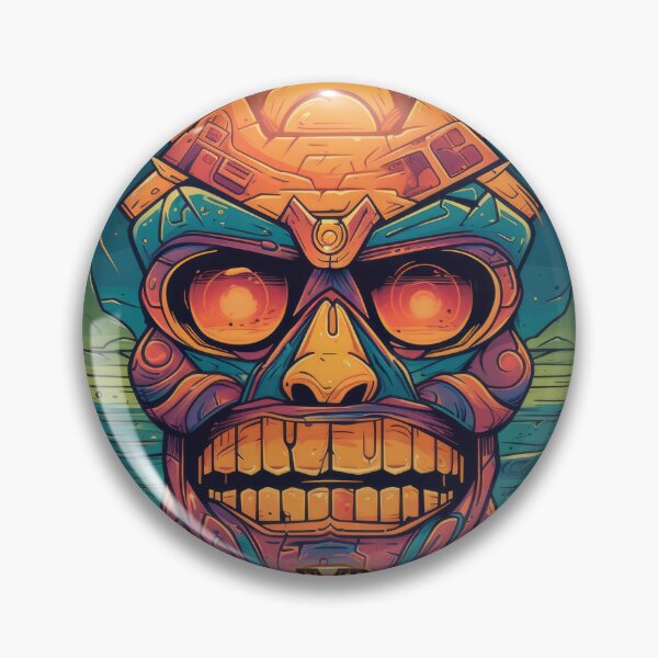 Item preview, Polynesian Tiki Masks 23 of 28 designed and sold by Jenson Major.