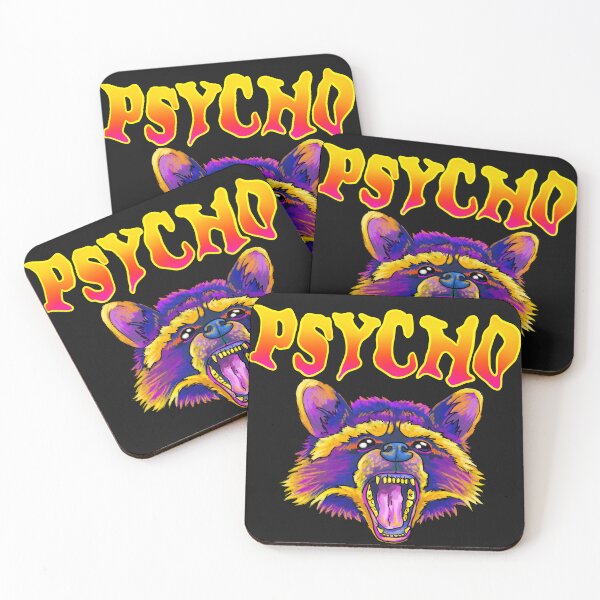 Item preview, Trippy psychedelic raccoon designed and sold by Raveclipse.