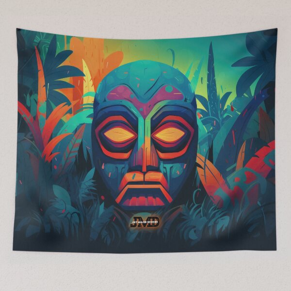 Item preview, Polynesian Tiki Masks 24 of 28 designed and sold by Jenson Major.
