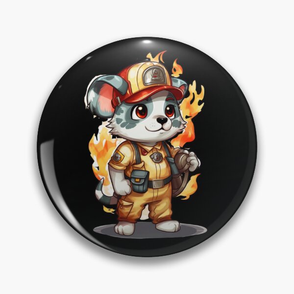 Item preview, Firefighter cute pet, animals designed and sold by HarriPaloma.