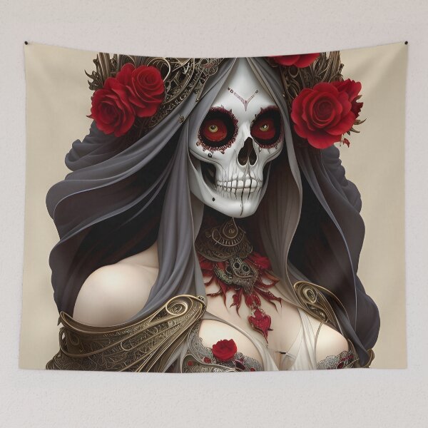 Item preview, Lady Death with Roses Manifesting designed and sold by magikman65.