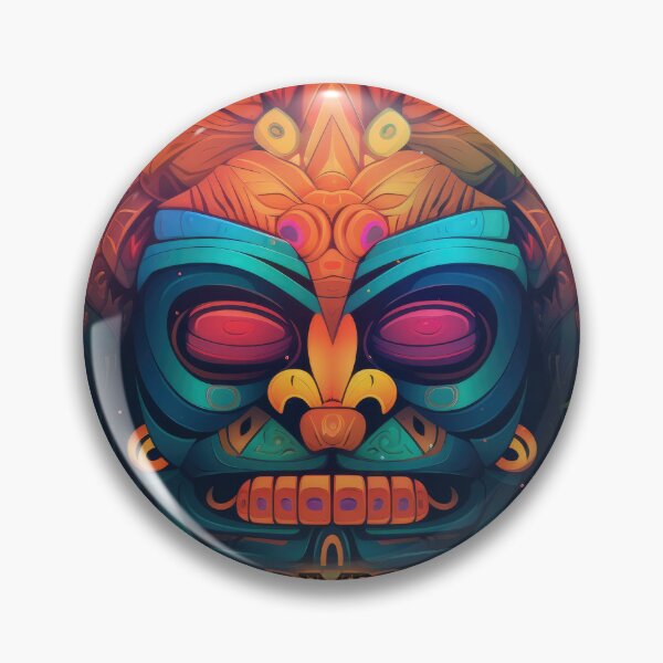 Item preview, Polynesian Tiki Masks 25 of 28 designed and sold by Jenson Major.