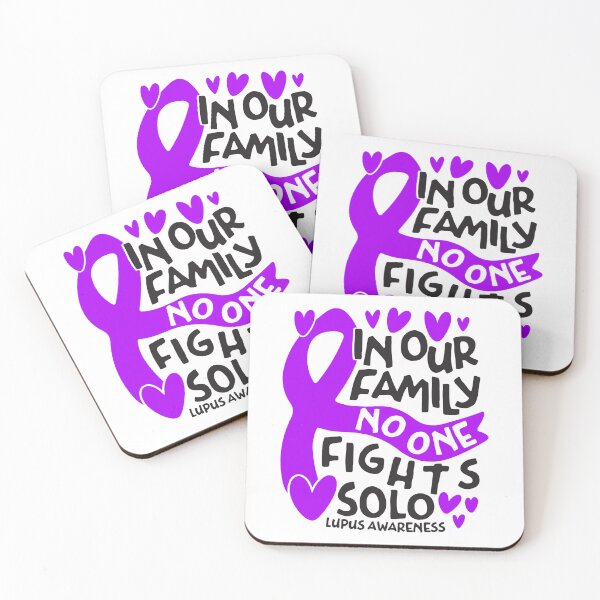 Item preview, In our family no one fights solo - Lupus Awareness Month designed and sold by Dolphin Graphic.