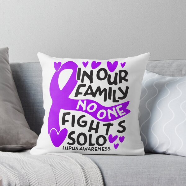 Item preview, In our family no one fights solo - Lupus Awareness Month designed and sold by Dolphin Graphic.