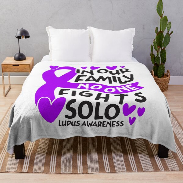 Item preview, In our family no one fights solo - Lupus Awareness Month designed and sold by Dolphin Graphic.