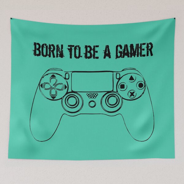 Item preview, Born to be a gamer designed and sold by MortemMaker.