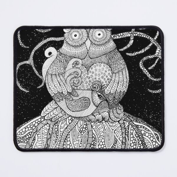 Artikelvorschau, Zentangle-Eule entworfen und verkauft von TwistedGypsy.