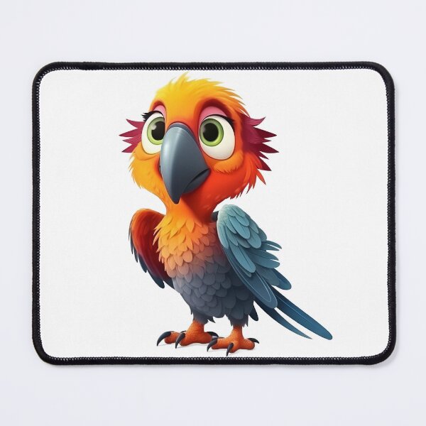 Item preview, Cute Macaw Parrot Cartoon Style Design designed and sold by Muhammad Toqeer.