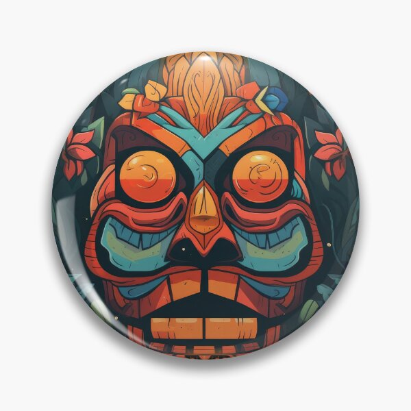 Item preview, Polynesian Tiki Masks 26 of 28 designed and sold by Jenson Major.