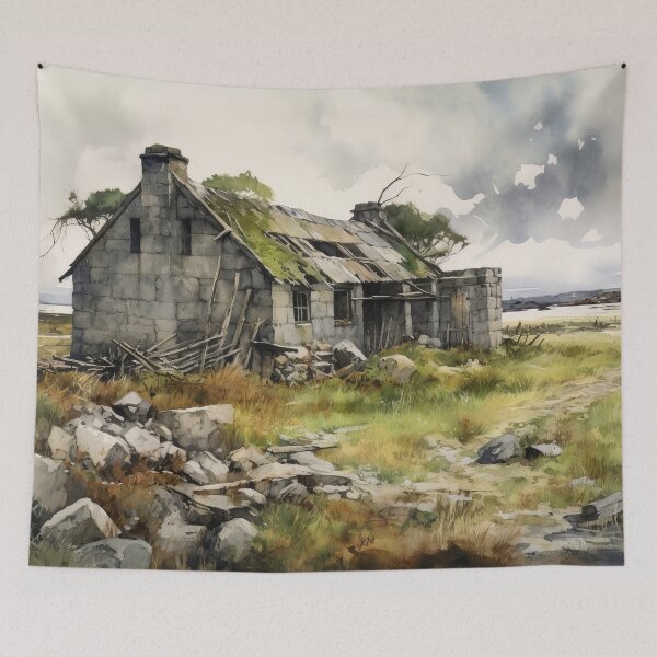 Item preview, Timeless Ruins Countryside Nostalgia designed and sold by Paintings By Simon .