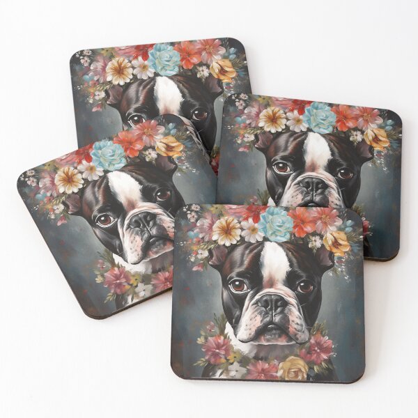 Aperçu de l'œuvre Boston Terrier créée et vendue par PrintMagpieUK.