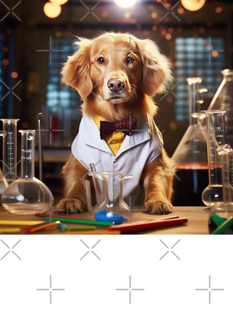 Dog Lab Coat Memes Funny Dog Wearing A Quirky Scientists Lab Coat And