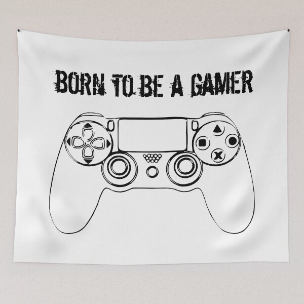 Item preview, Born to be a gamer 01 designed and sold by MortemMaker.