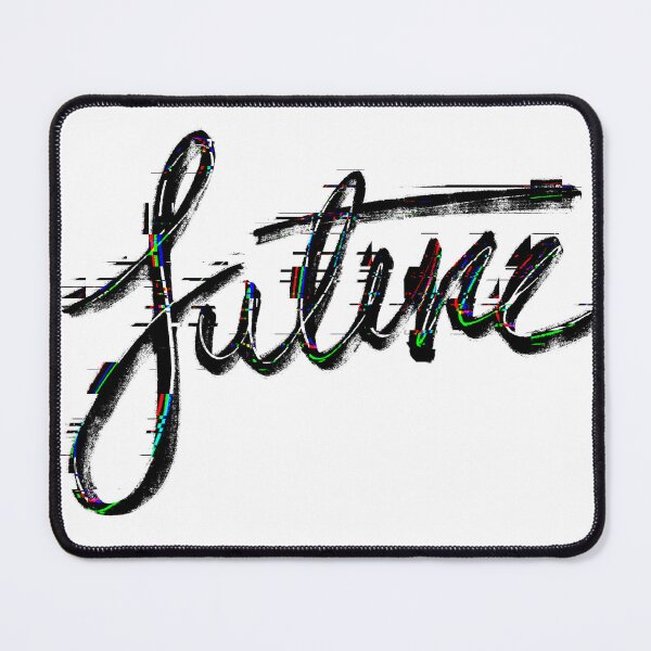 Item preview, Glitchy Future Hand Drawn Calligraphic Modern Typographic Design designed and sold by Muhammad Toqeer.