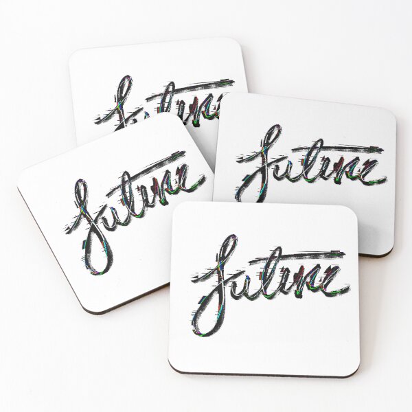 Item preview, Glitchy Future Hand Drawn Calligraphic Modern Typographic Design  designed and sold by Muhammad  Toqeer.