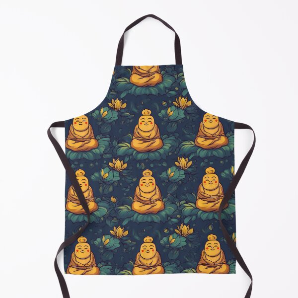 Item preview, Cartoon Buddha Kid Meditation Pattern designed and sold by ZenHorn.
