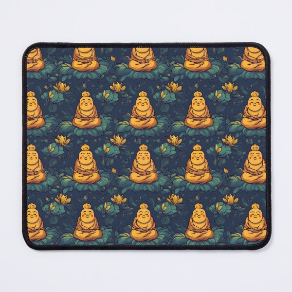 Item preview, Cartoon Buddha Kid Meditation Pattern designed and sold by ZenHorn.