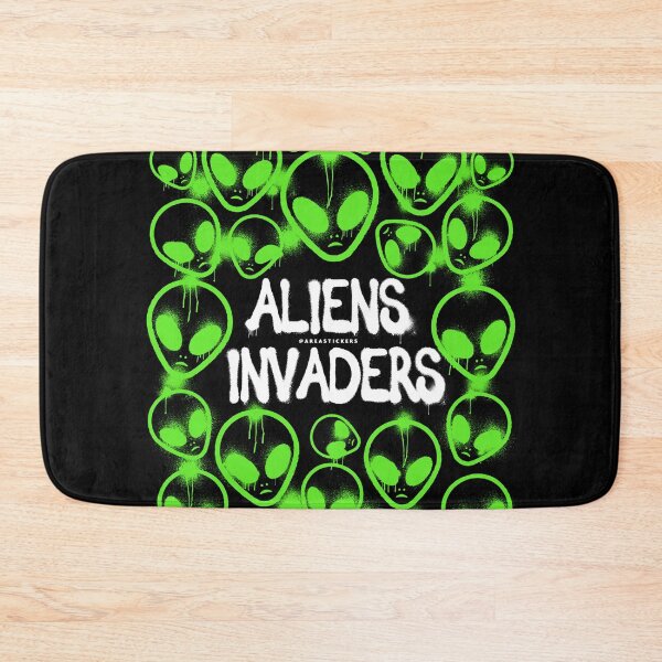 Item preview, alien invaders designed and sold by AreaStickers.