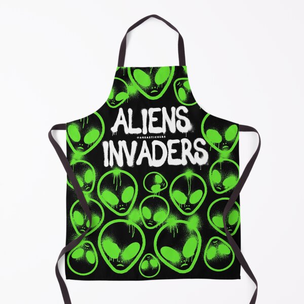 Item preview, alien invaders designed and sold by AreaStickers.