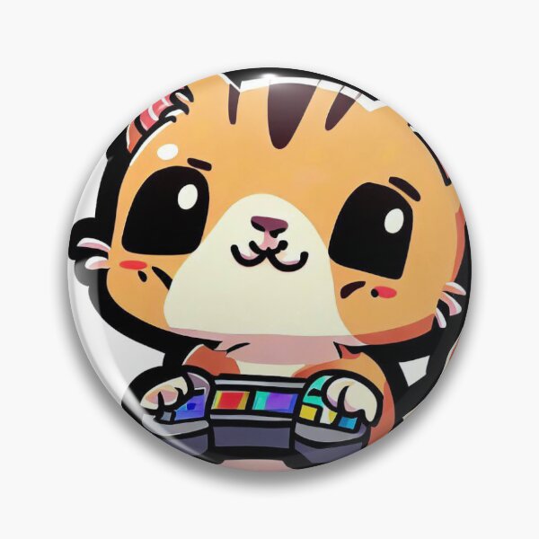 Item preview, Cute gaming cat orange designed and sold by HyperSunken.