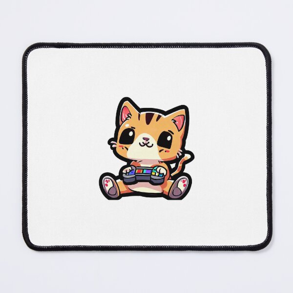 Item preview, Cute gaming cat orange designed and sold by HyperSunken.