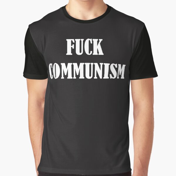 Vista previa del artículo con la obra «A la mierda el comunismo camiseta», diseñado y vendido por RolandoHam.