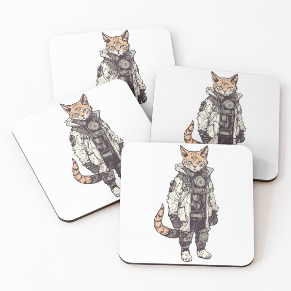 Item preview, Cyberpunk cat designed and sold by hamishby.