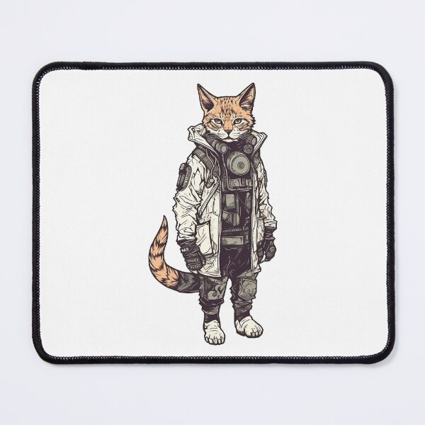 Item preview, Cyberpunk cat designed and sold by hamishby.