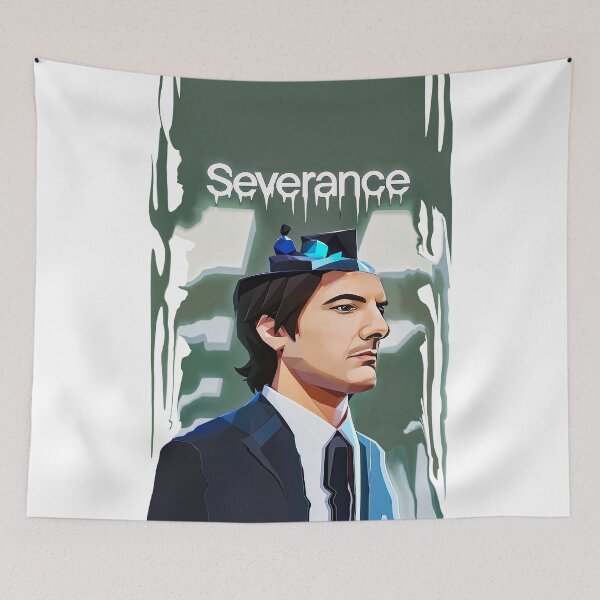 Item preview, severance series Adam Scott and Britt Lower fan works graphic design by ironpalette designed and sold by ironpalette.