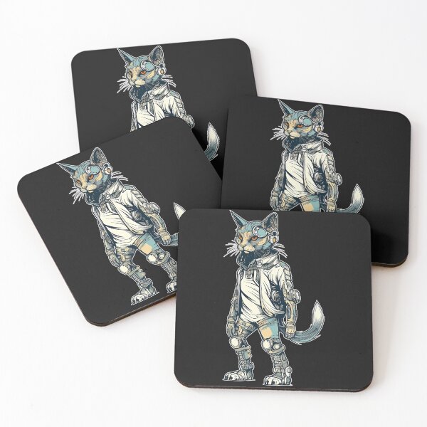 Item preview, Cyberpunk cat designed and sold by hamishby.
