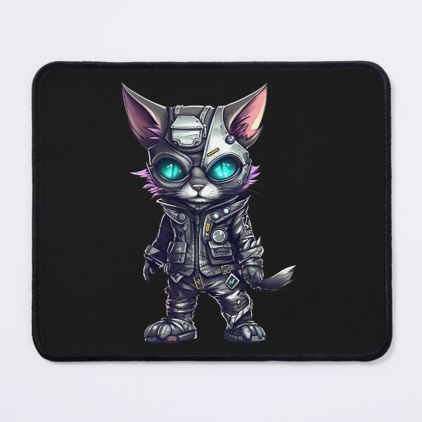 Item preview, Cyberpunk cat designed and sold by hamishby.