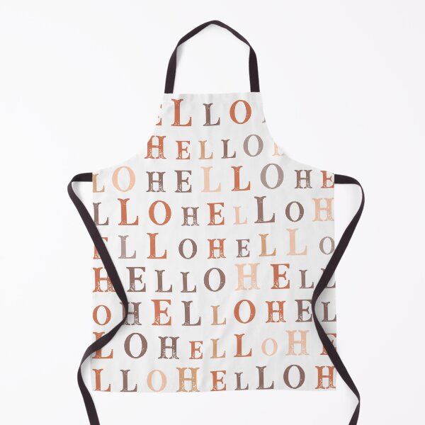 Item preview, Hello Random Text Earthy Colors designed and sold by Cato99.