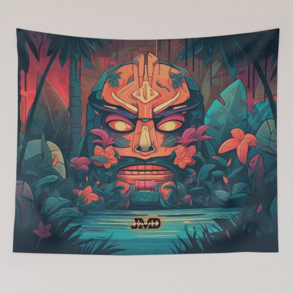 Item preview, Polynesian Tiki Masks 28 of 28 designed and sold by Jenson Major.