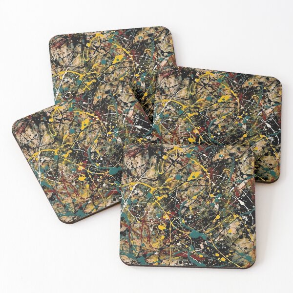 Item preview, Abstract Art Inspired by Jackson Pollock designed and sold by GraphicGroveEs.