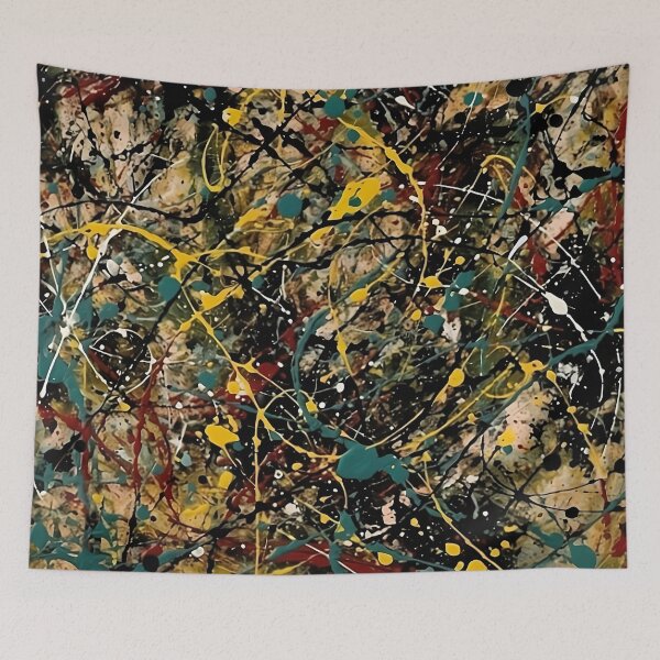 Item preview, Abstract Art Inspired by Jackson Pollock designed and sold by GraphicGroveEs.