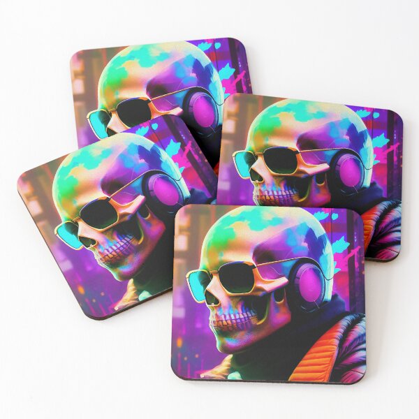 Item preview, Abstract Cyberpunk Skull designed and sold by jpvoodoo.